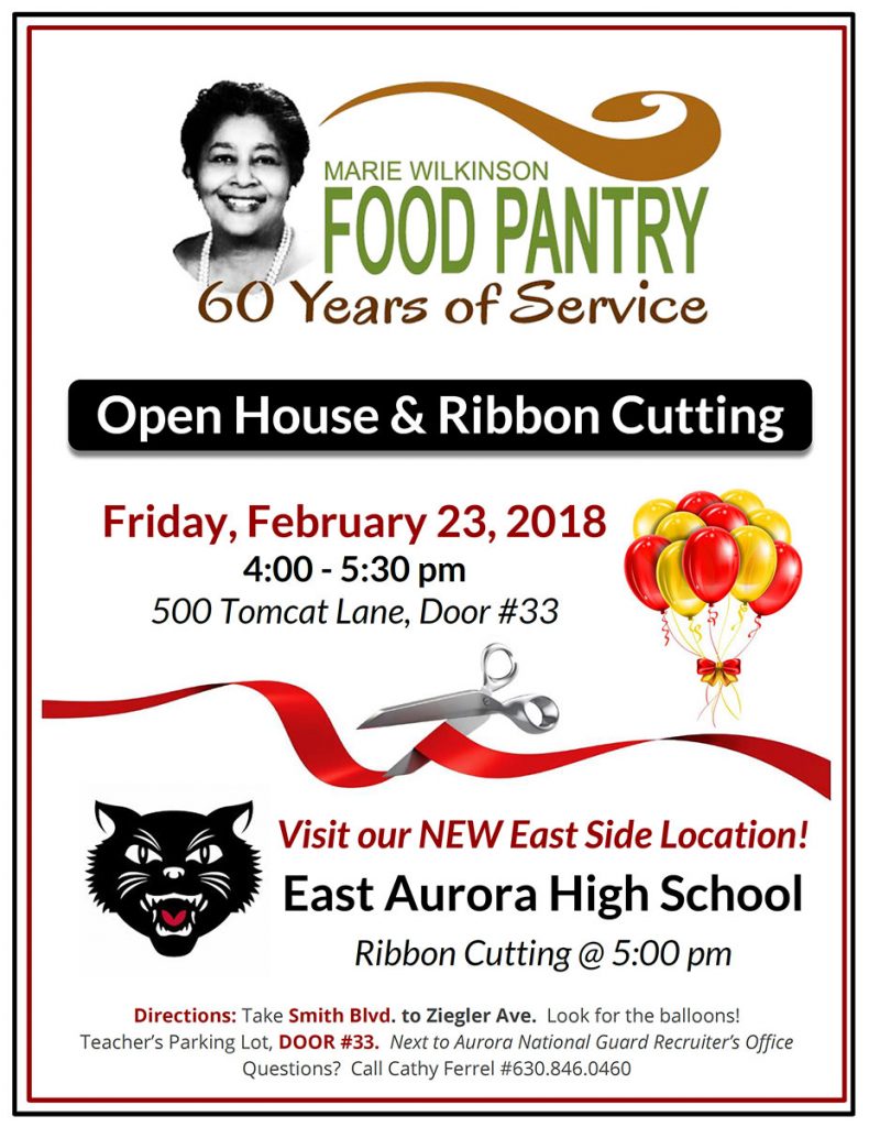 food pantry open house invitation