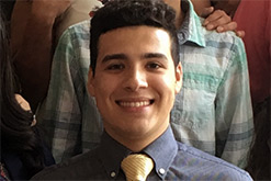 Sergio AEEF scholarship recipient