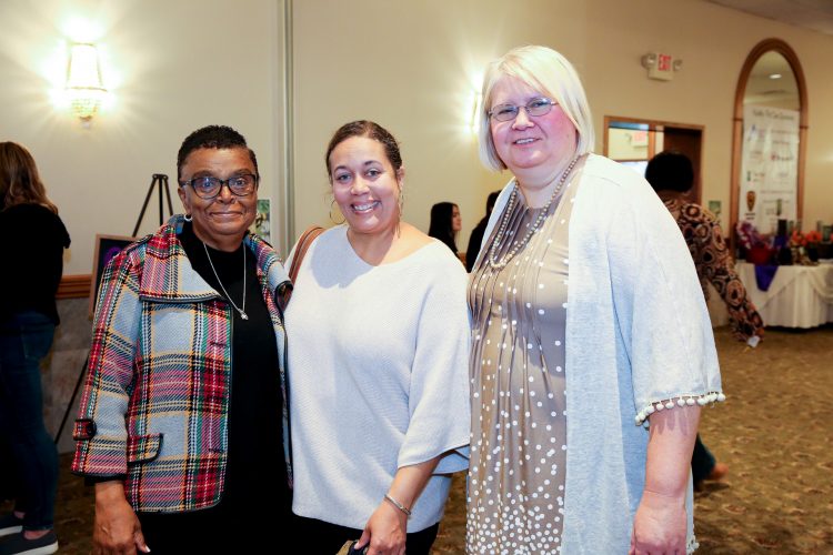 EASD 131 board member Avis Miller with Superintendent Dr. Jennifer Norrell and Board President Annette Johnson