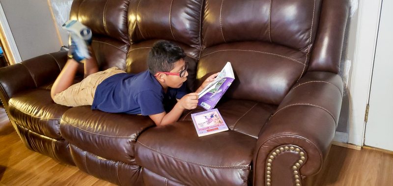 Christopher Carmona-Mendoza, a 5th grade student from Hermes Elementary, is just one of many students who have excelled at reading with the help of MyON.