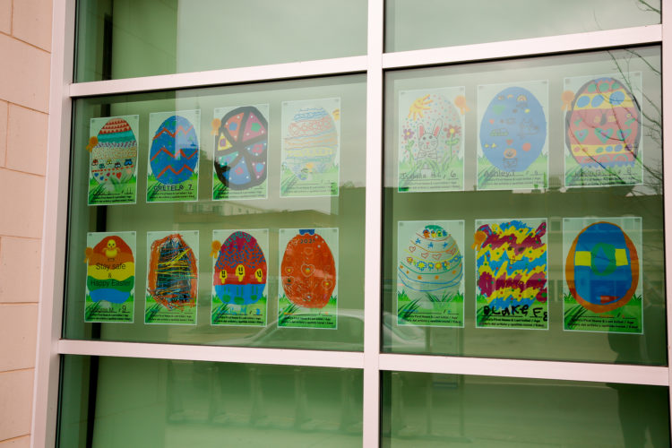 Eggs on display at Santori. Los huevos en exhibición en Santori. 