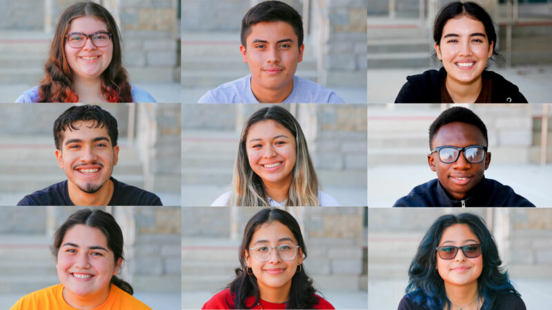 Top row: Clarissa Karras, Brian Galindo, Briseyda Celis; Middle row: Diego Guzman, Sarai Gonzalez, Hammed Adeoye; Bottom row: Havin Gonzalez, Lorena Alvarez, Lohatany Argueta. Not pictured: Cynthia Hernandez Lopez, Ashley Ramirez.