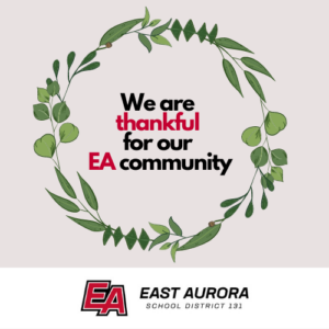 Giving thanks for our East Aurora Community