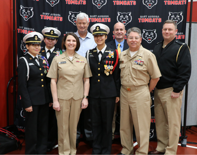 Rear Admiral Couture Visits EAHS