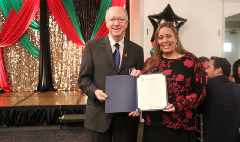 Congressman Bill Foster with Dr. Norrell