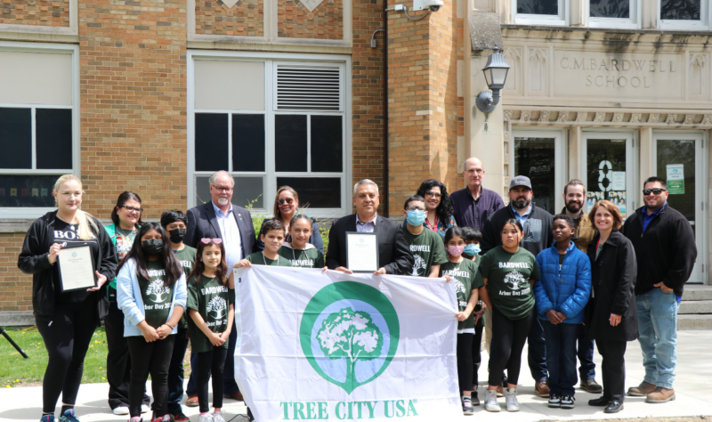 Deputy Mayor for the City of Aurora, Memo Trujillo, issued a Proclamation as a commitment to preserving and protecting trees.