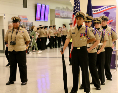NJROTC Cadets Supported Honor Flight Chicago