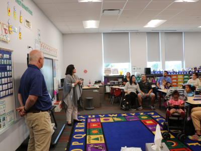 Parents Become Students on Curriculum Night