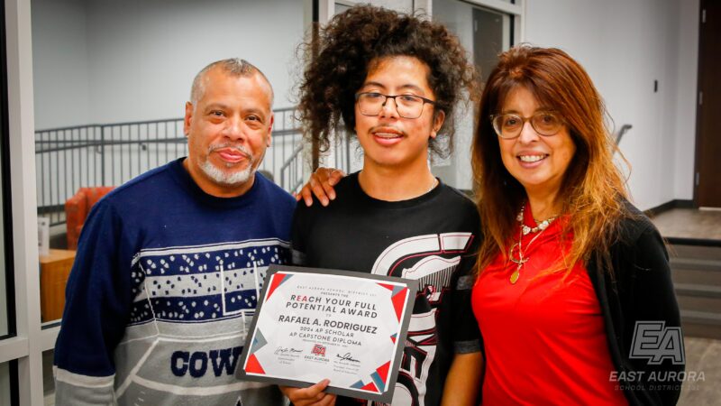Congratulations to Rafael A. Rodriguez and family - 2024 AP Scholar & AP Capstone doploma