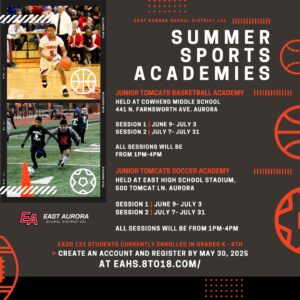 1080x1080 EASD131 Summer Sports Academies 2025 ENGLISH