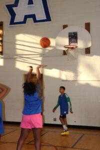 Allen Basketball Team Warm Up