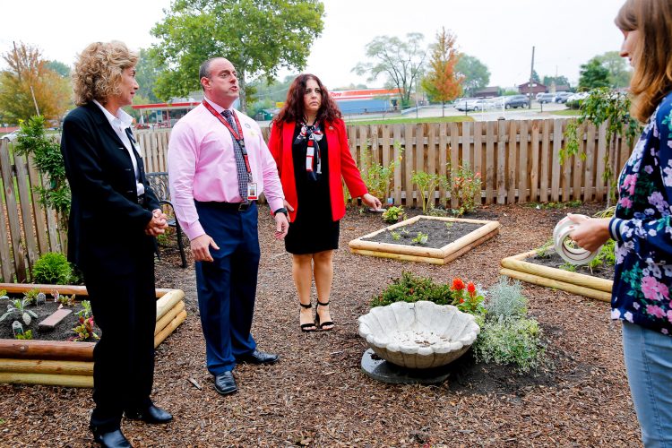 Beaupre's new garden will provide learning opportunities for students.