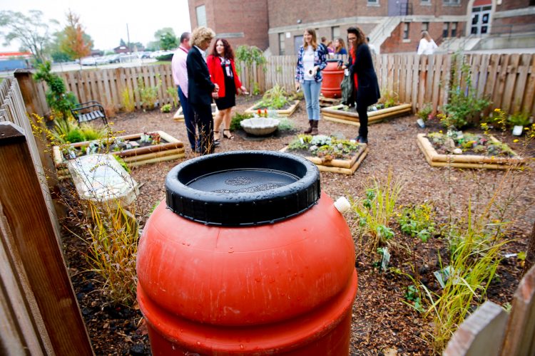 Beaupre's new garden will provide learning opportunities for students.