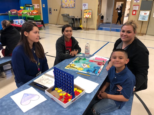 Dieterich Elementary School families enjoyed our SEL sponsored Family Game Night.