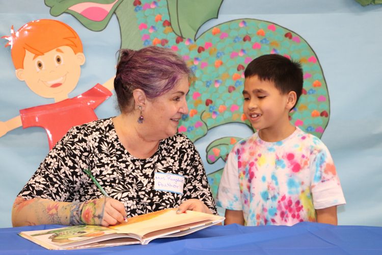 Students got to speak with Linda Ragsdale during her book signing.