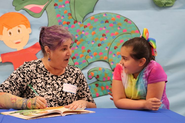 Students got to speak with Linda Ragsdale during her book signing.
