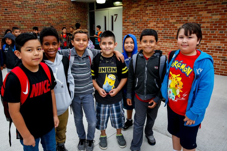 District 131 Gates Walk to School event