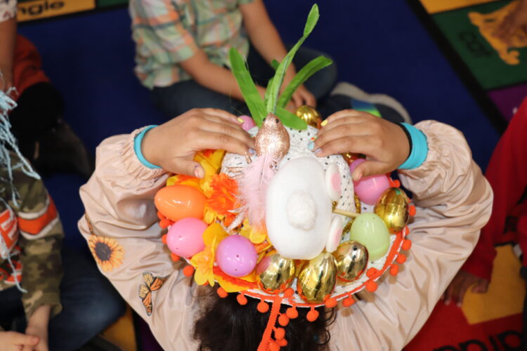 An elaborate and beautiful hat!
