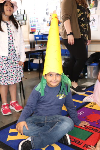 A carrot hat!