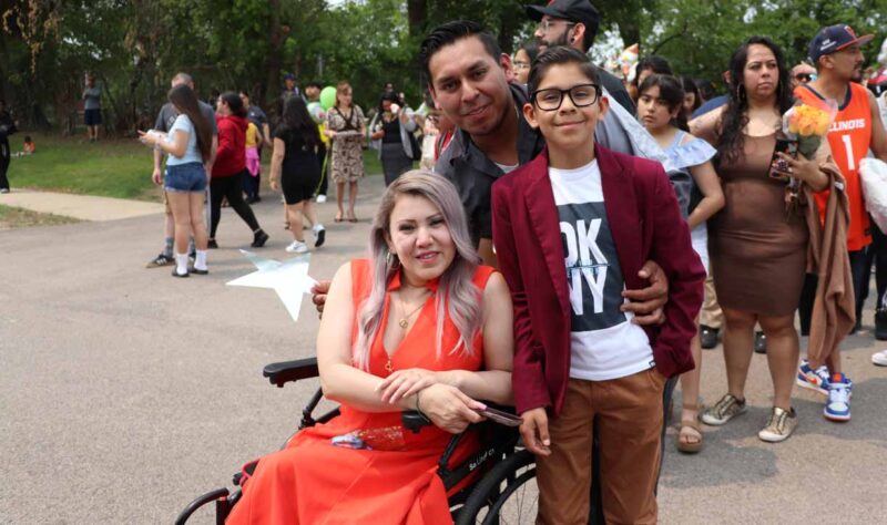 Christopher Silva and family