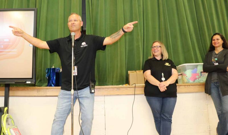 Jaguars said goodbye to Mr. Rick.  He will be very missed!