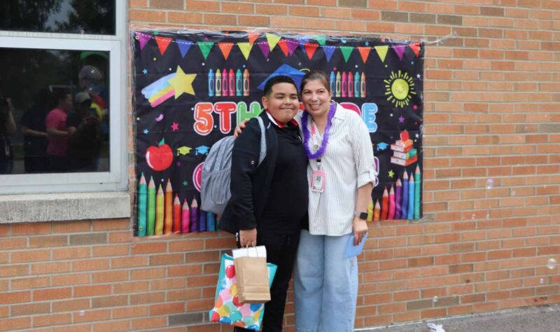 Luis Puga castro and Mrs. de los Santos