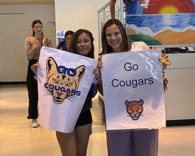 Hailey Ortiz with Ms. Avallone