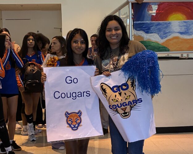 Lexi Hernandez with Ms. Lopez