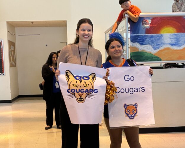 Milliani Guzman with Ms. Williams