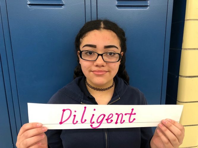 Guadalupe Cisneros is being honored as a Student of the Month for her incredible work ethic and drive to succeed. She is very soft spoken, but is not afraid to ask for help when she needs it. Guadalupe's determination and diligence are what make her a stand-out student.