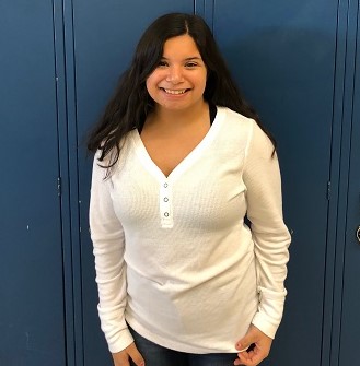 Our final student of the month is Isabel Nino. Isabel embodies kindness and friendliness. She always has a smile on her face and greets both students and teachers cheerfully. She always tries her best in class and is willing to help others. Each day, she goes out of her way to say 'hello' and always greets her friends and teachers with a big smile. She is student of the month for her positive outlook and compassion towards others.