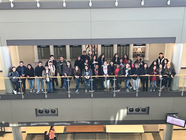 Group photo at the College of Business.