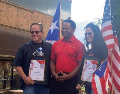East Aurora Represented at the APRCC Flag Raising Event